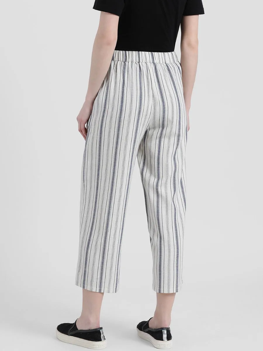 Off-White Striped Palazzo