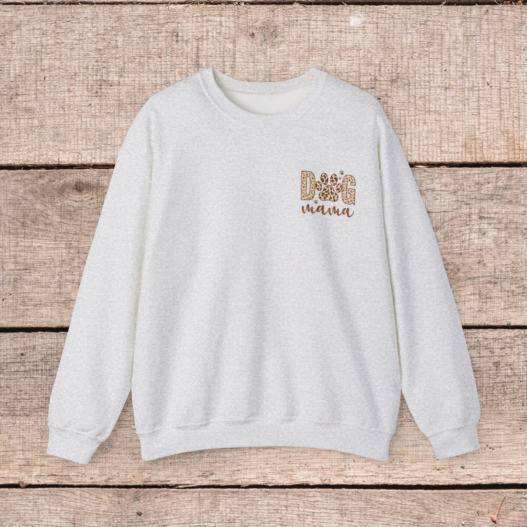 Oversized Dog Mama Crewneck Sweatshirt - Pet Owner Gift for Her