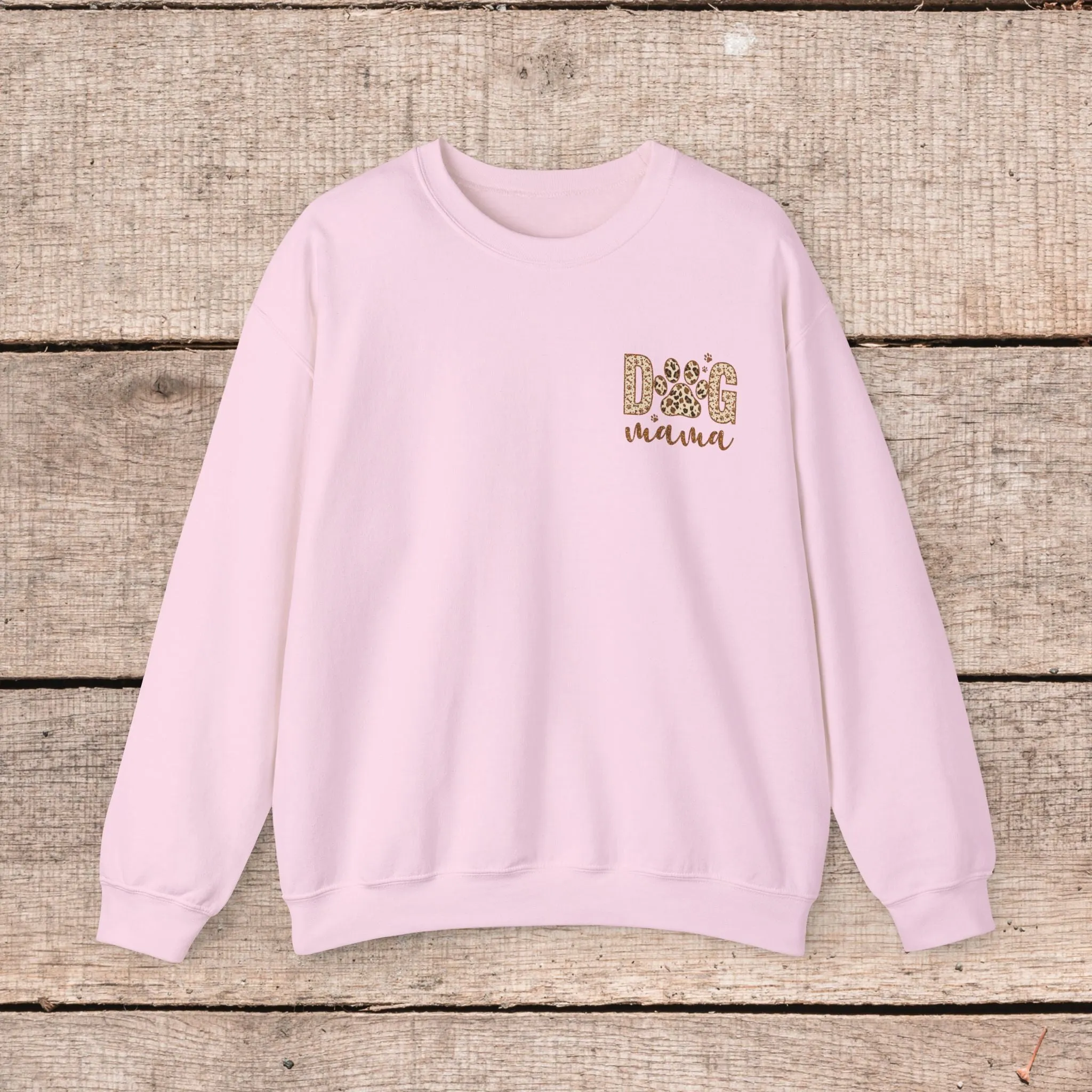 Oversized Dog Mama Crewneck Sweatshirt - Pet Owner Gift for Her