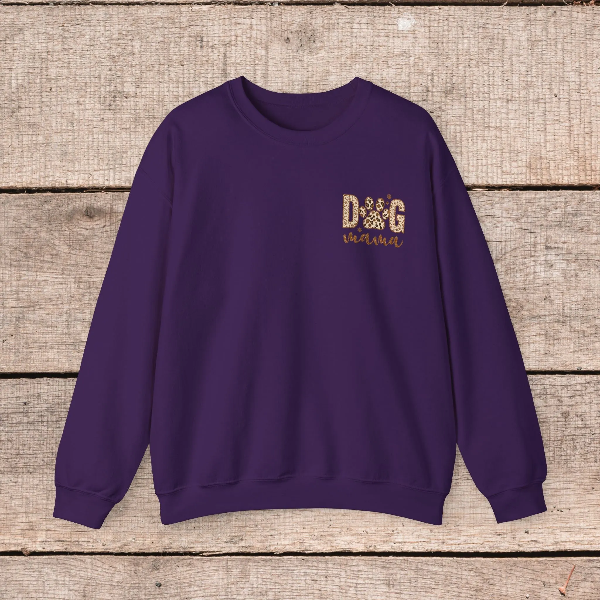 Oversized Dog Mama Crewneck Sweatshirt - Pet Owner Gift for Her