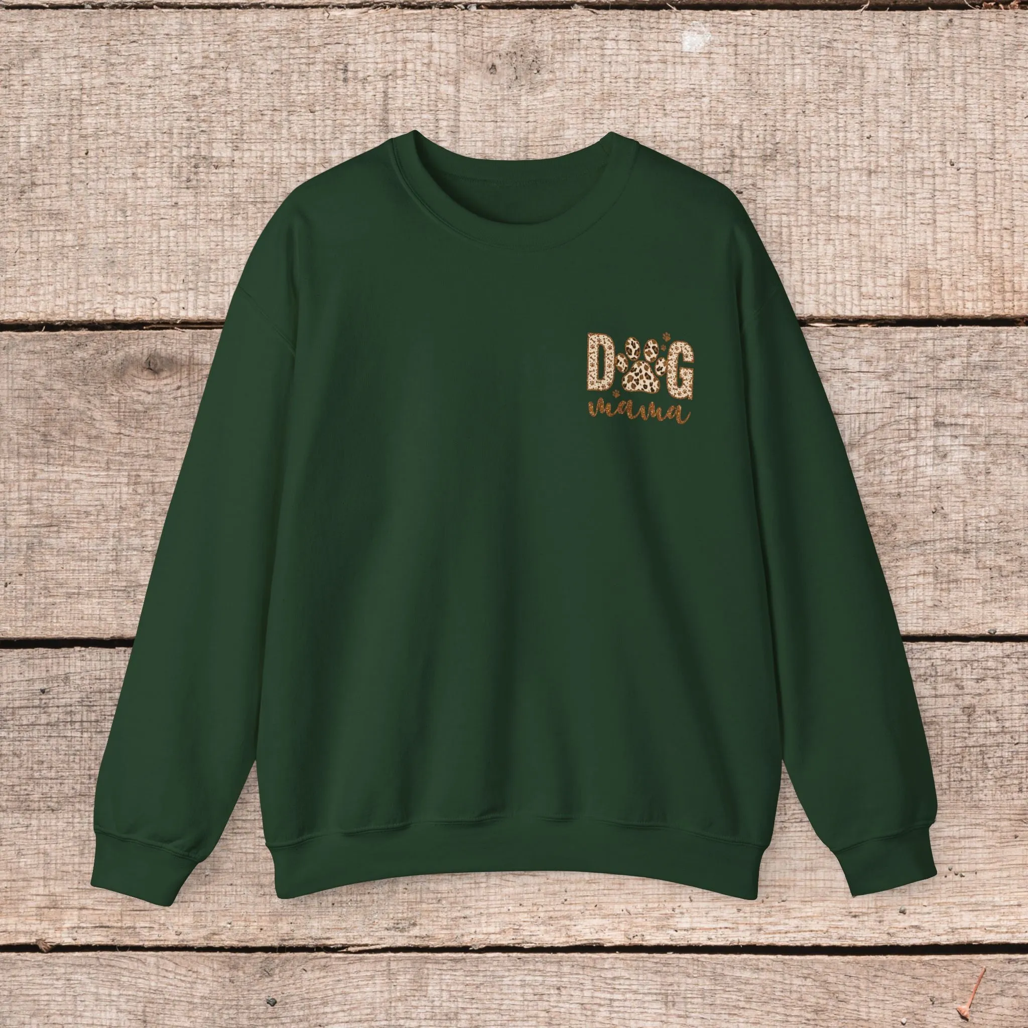 Oversized Dog Mama Crewneck Sweatshirt - Pet Owner Gift for Her