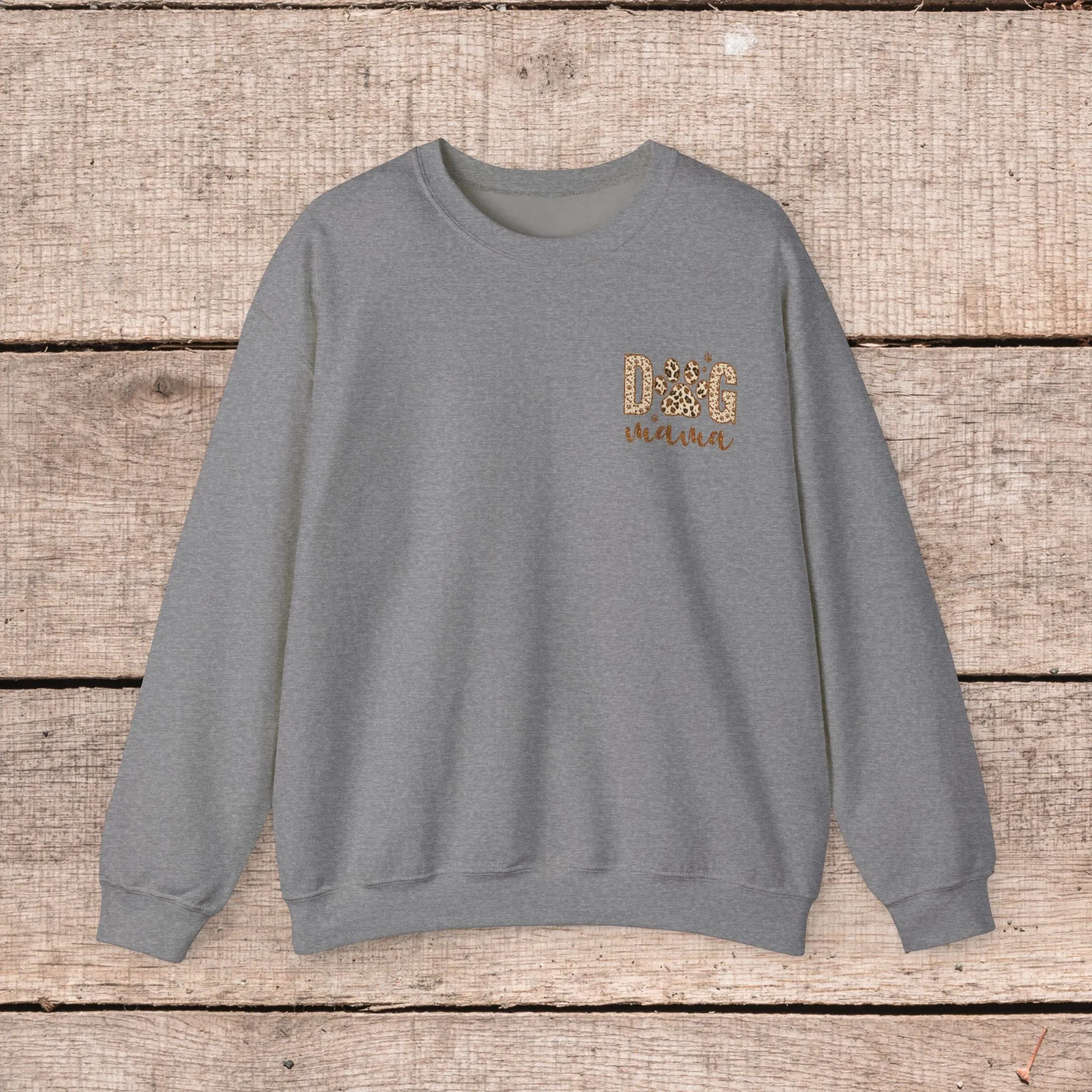 Oversized Dog Mama Crewneck Sweatshirt - Pet Owner Gift for Her