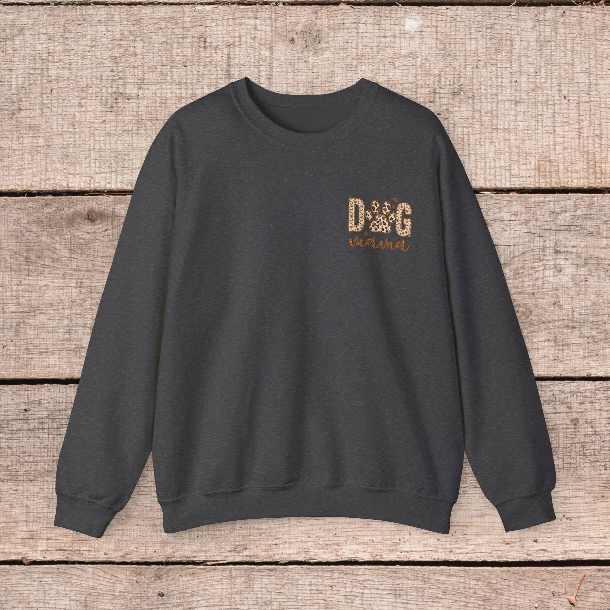 Oversized Dog Mama Crewneck Sweatshirt - Pet Owner Gift for Her