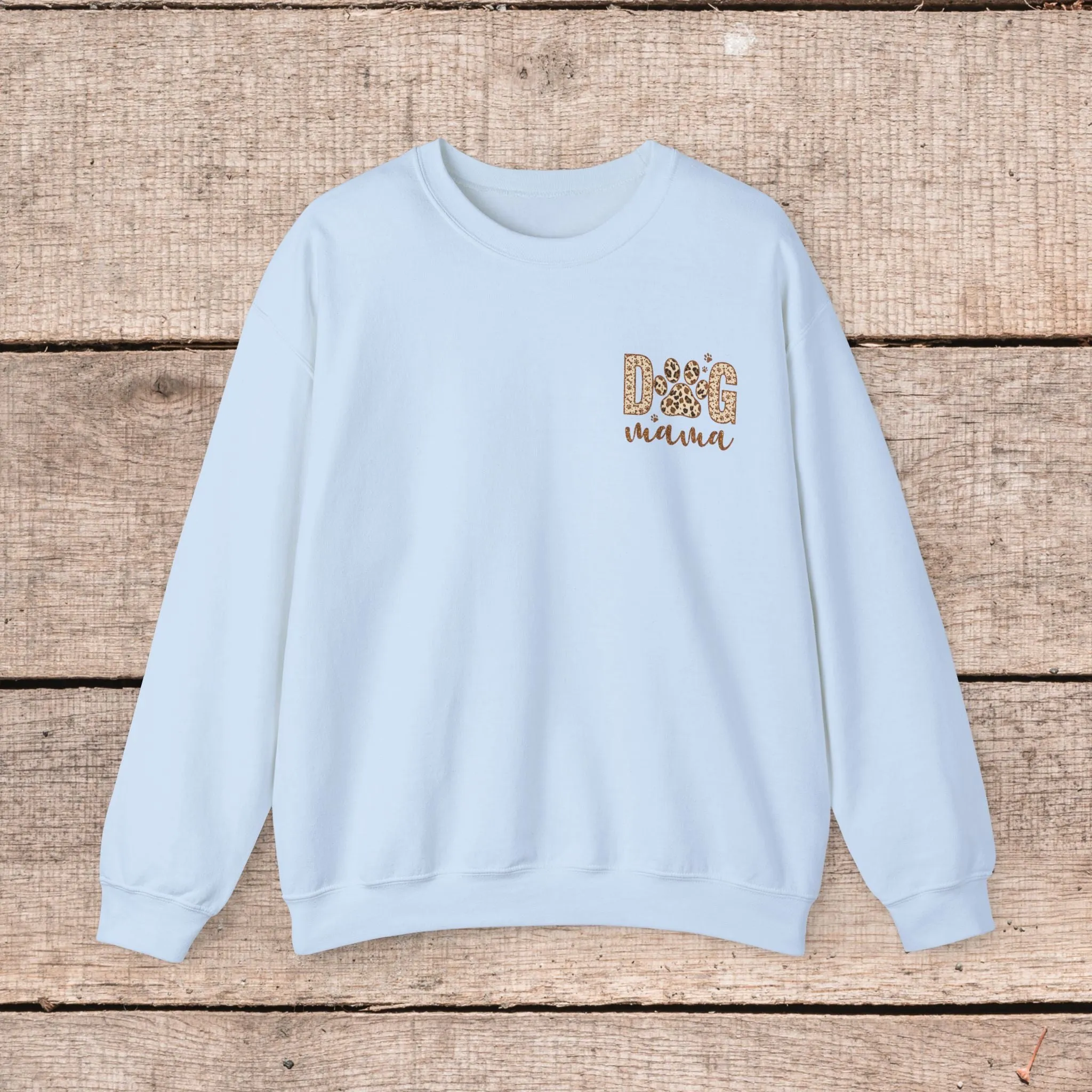 Oversized Dog Mama Crewneck Sweatshirt - Pet Owner Gift for Her