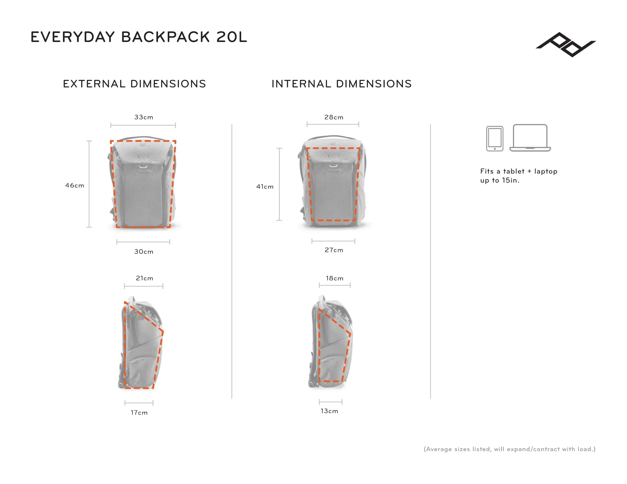 Peak Design Everyday Backpack V2 20L - Black