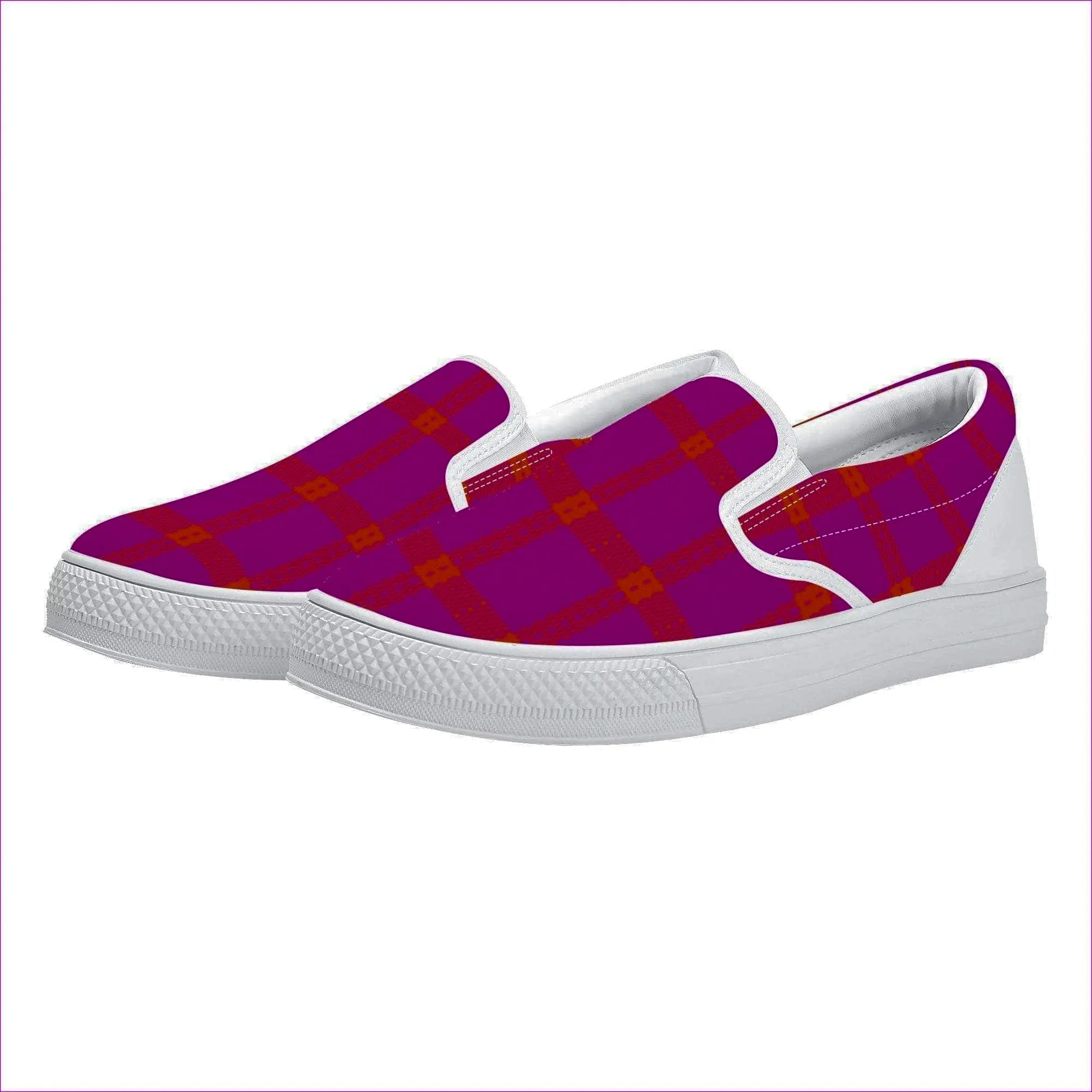 Perfusion Plaid Slip-on Shoes