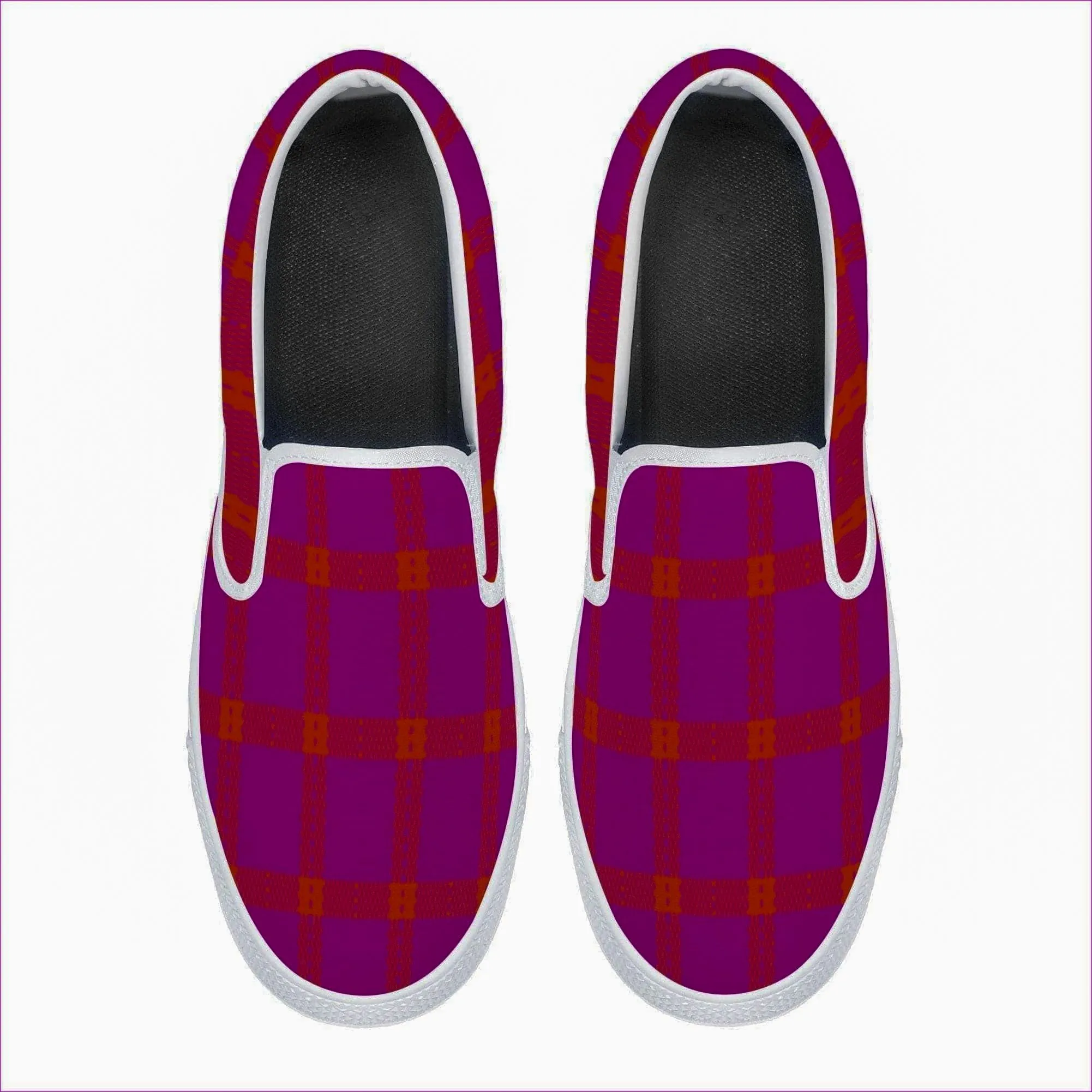 Perfusion Plaid Slip-on Shoes