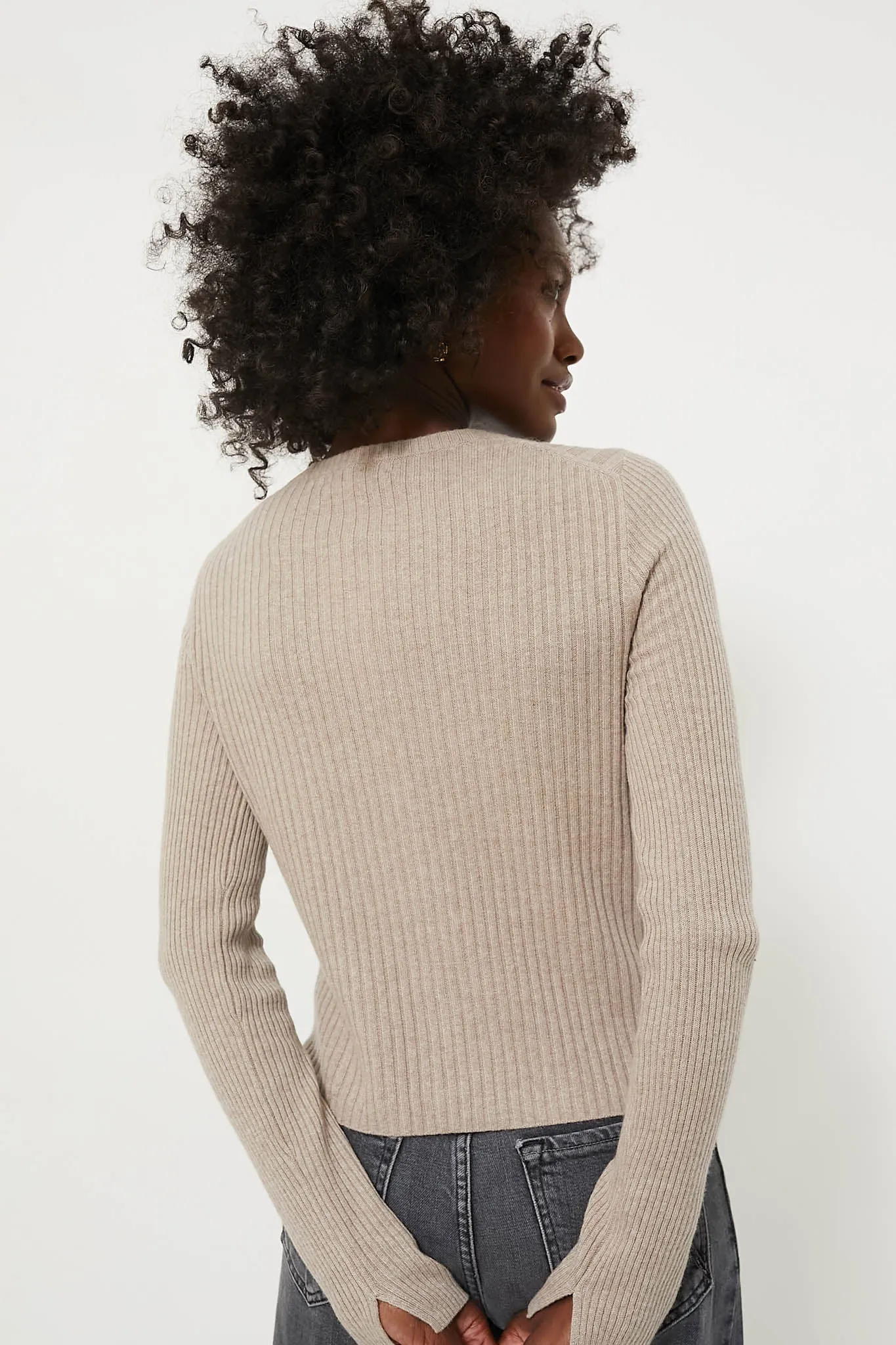 Pumice KB Ribbed Cardigan