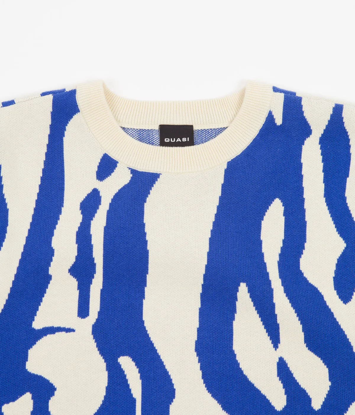 Quasi Klein Sweatshirt - Royal / Creme