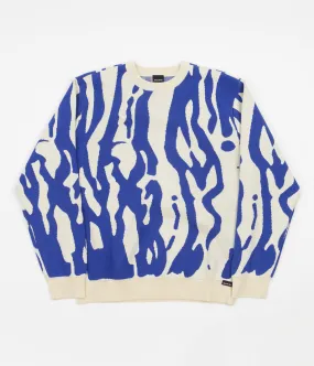 Quasi Klein Sweatshirt - Royal / Creme