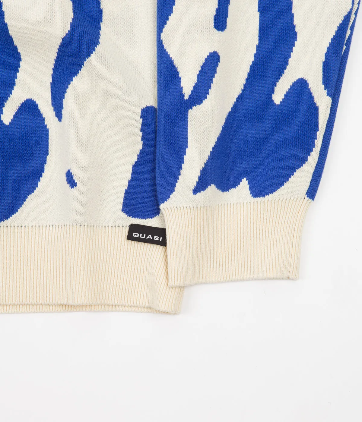 Quasi Klein Sweatshirt - Royal / Creme