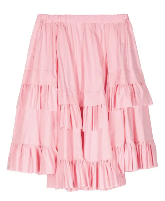 Ruffle Layered Full Skirt