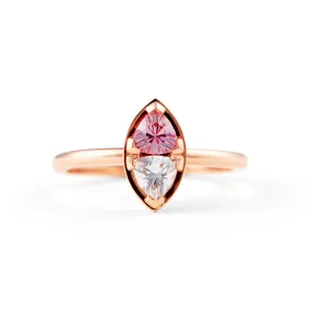 Saffron Montana Sapphire Engagement Ring