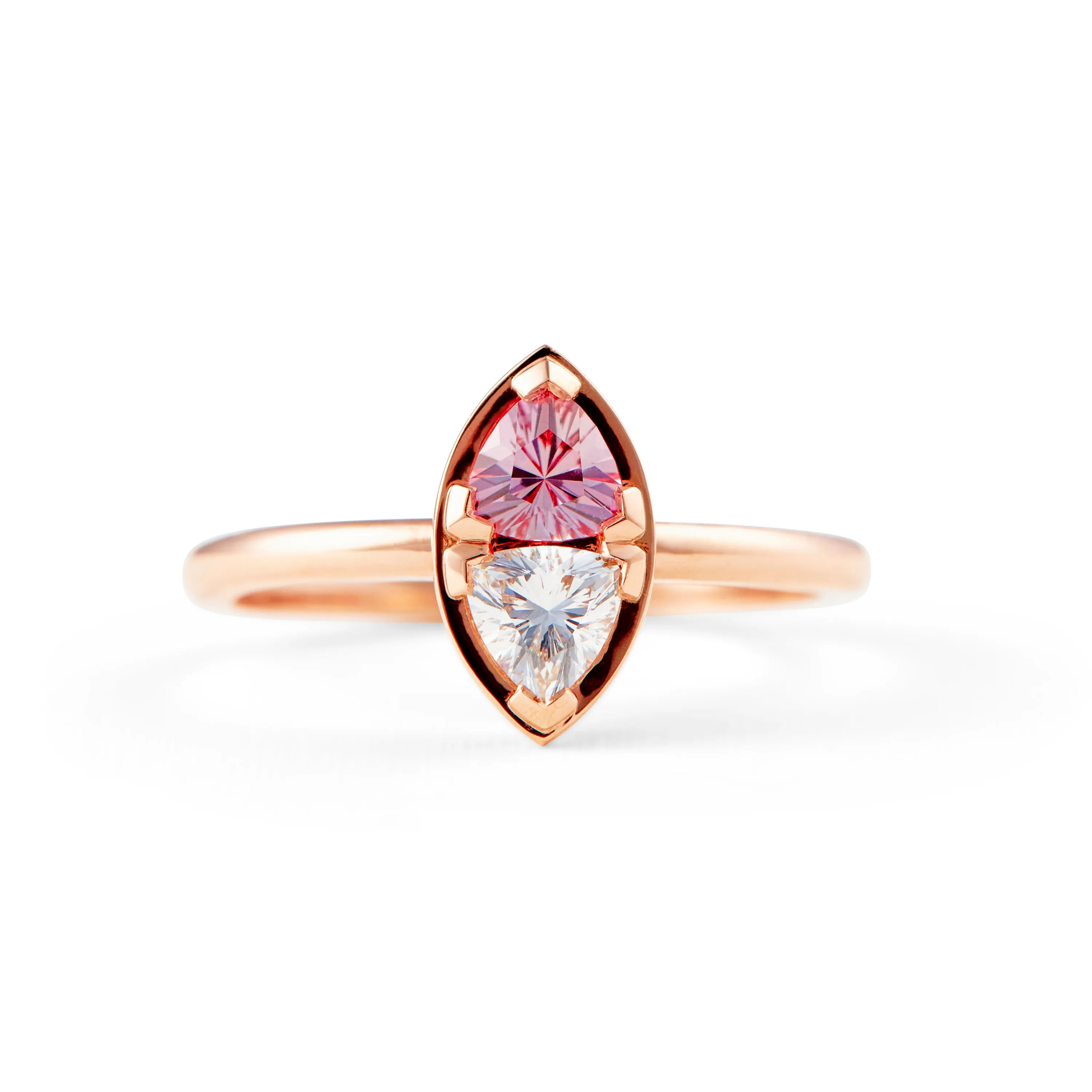 Saffron Montana Sapphire Engagement Ring