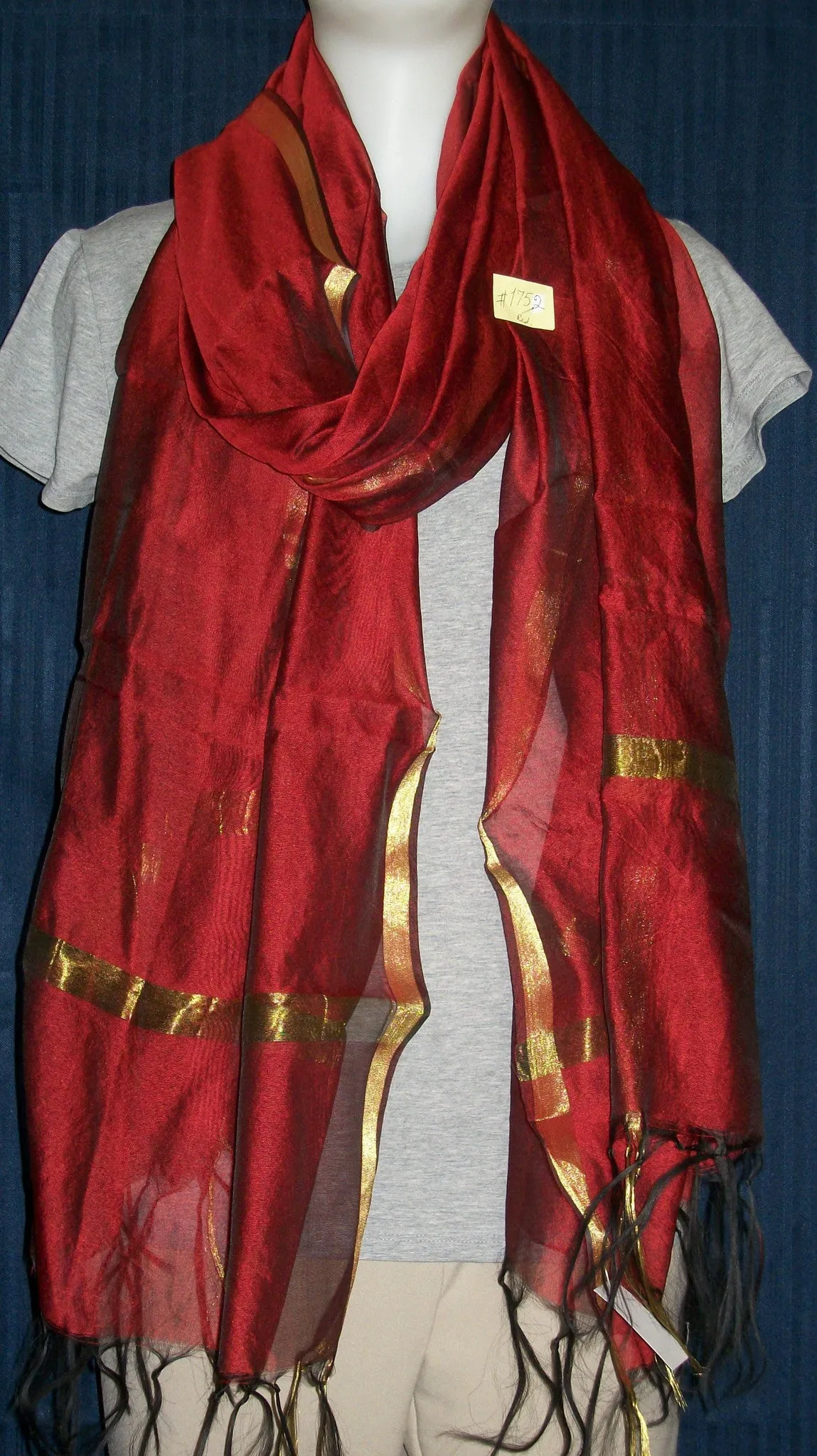 Scarf Stole Dupatta Maroon