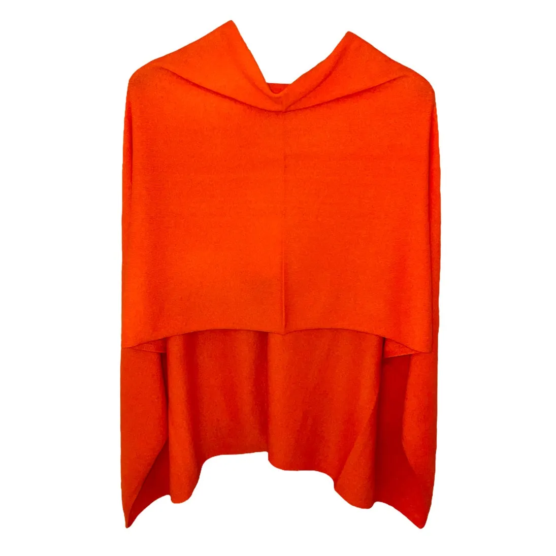 Seville Orange Cashmere Poncho