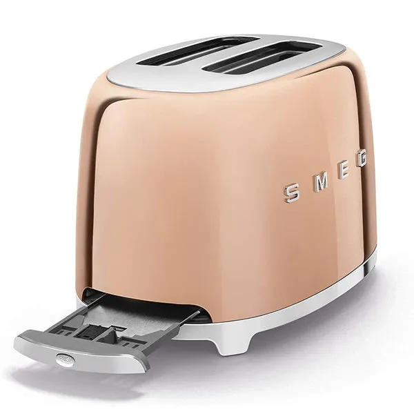 Smeg 2-Slice Toaster - Rose Gold