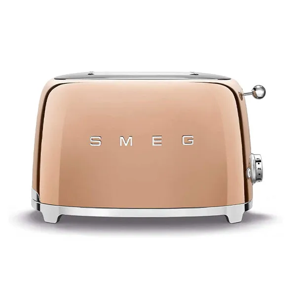 Smeg 2-Slice Toaster - Rose Gold