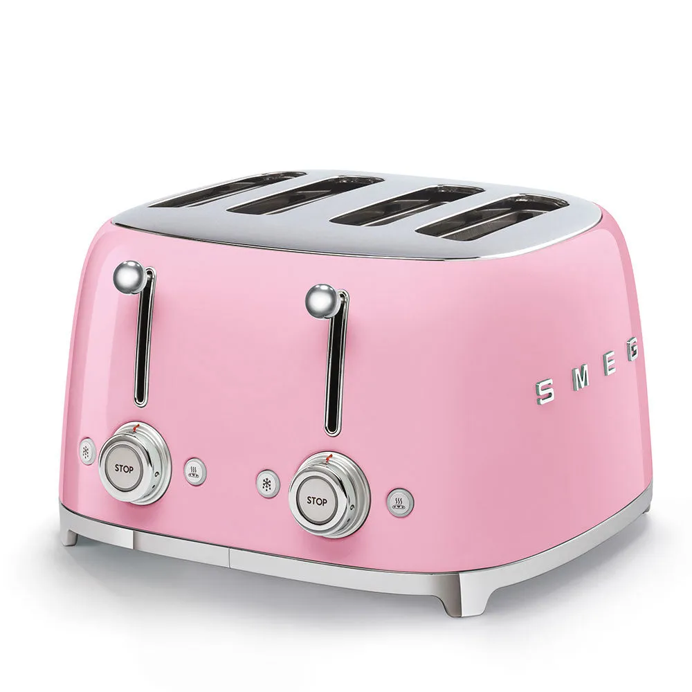 Smeg Toaster 4X4 50´Style Pink Tsf03pkeu