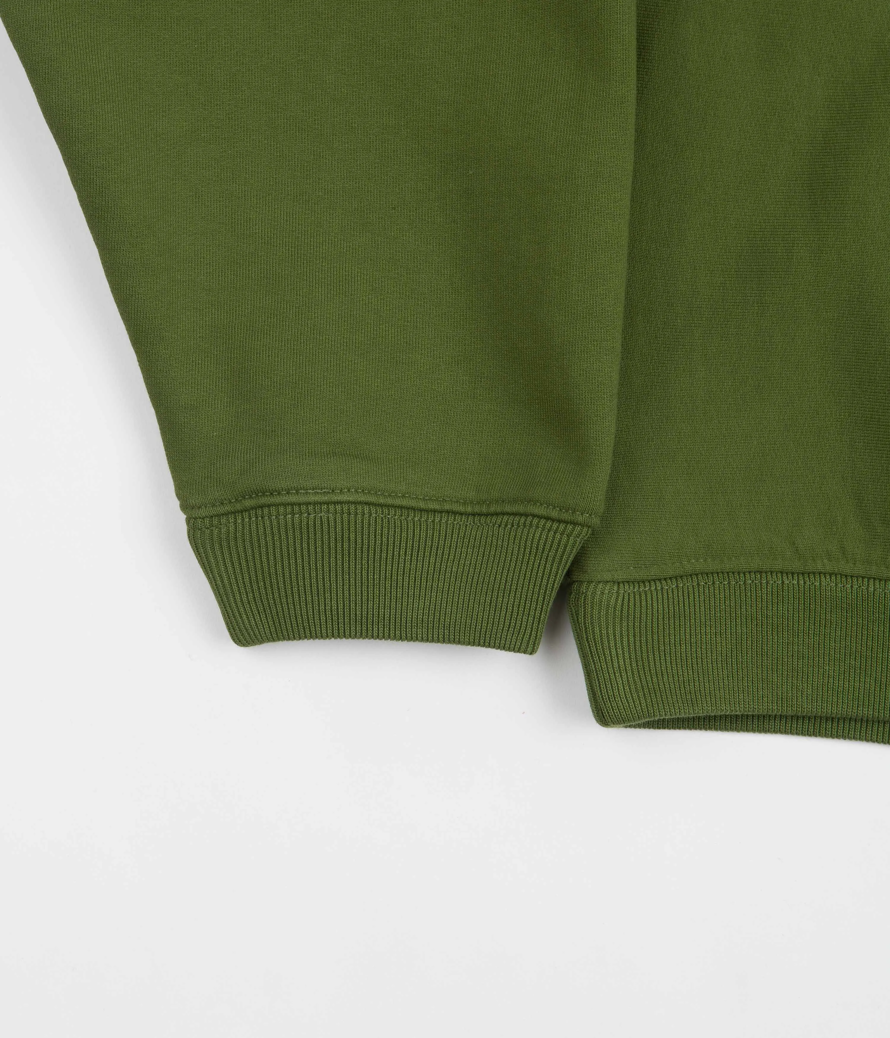 Stussy Relaxed Oversized Crewneck Sweatshirt - Green