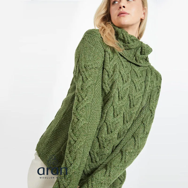 SuperSoft Merino Irish Cowl Neck Sweater