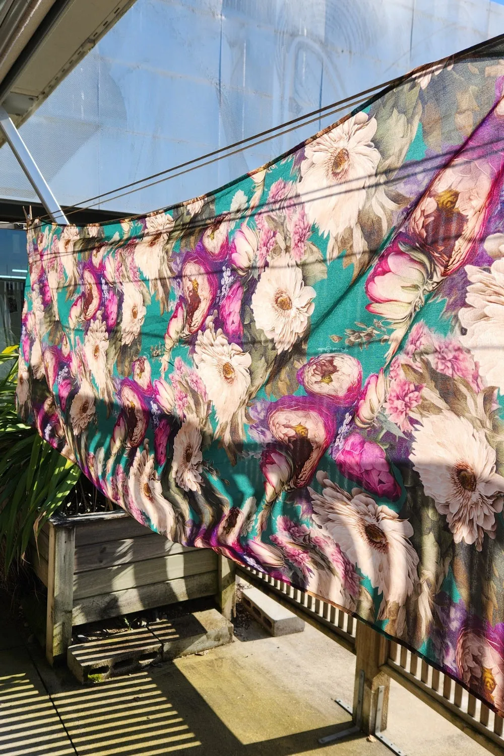 Swim Scarf Wrap - Lovers Bouquet