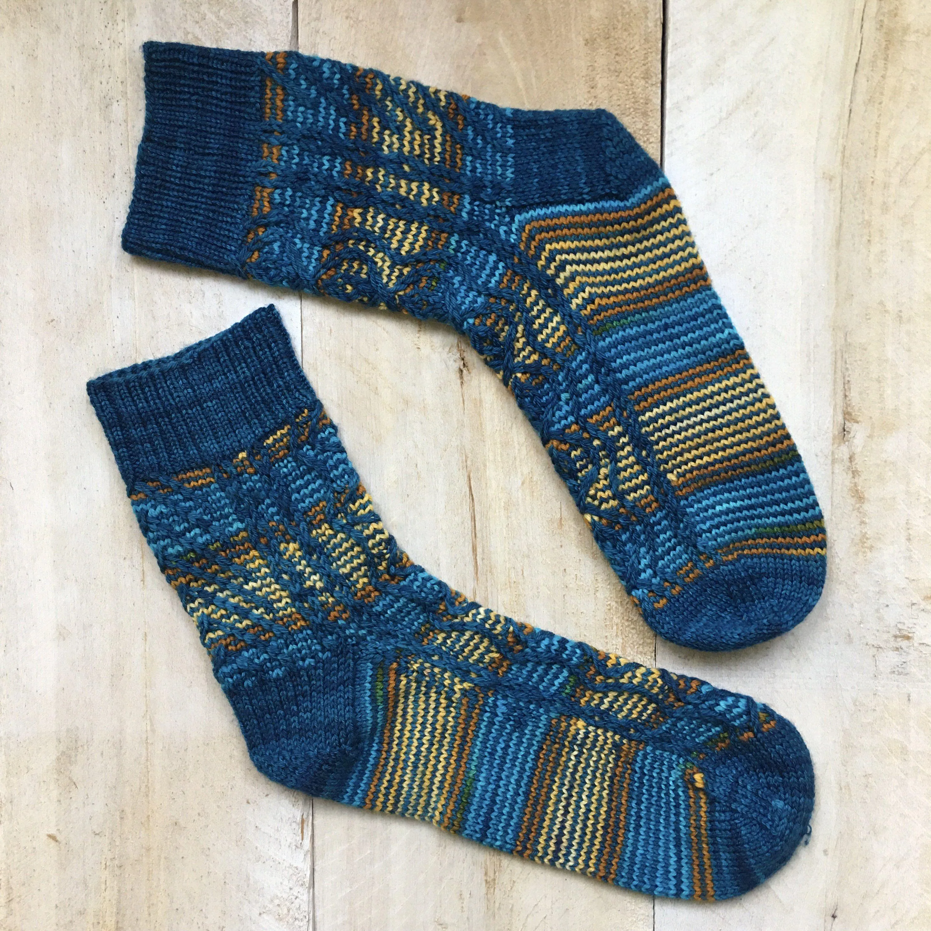 Taos Tributary Socks | Knitting Pattern