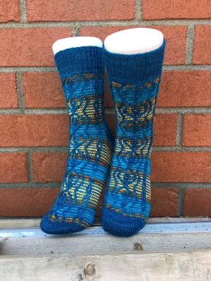 Taos Tributary Socks | Knitting Pattern