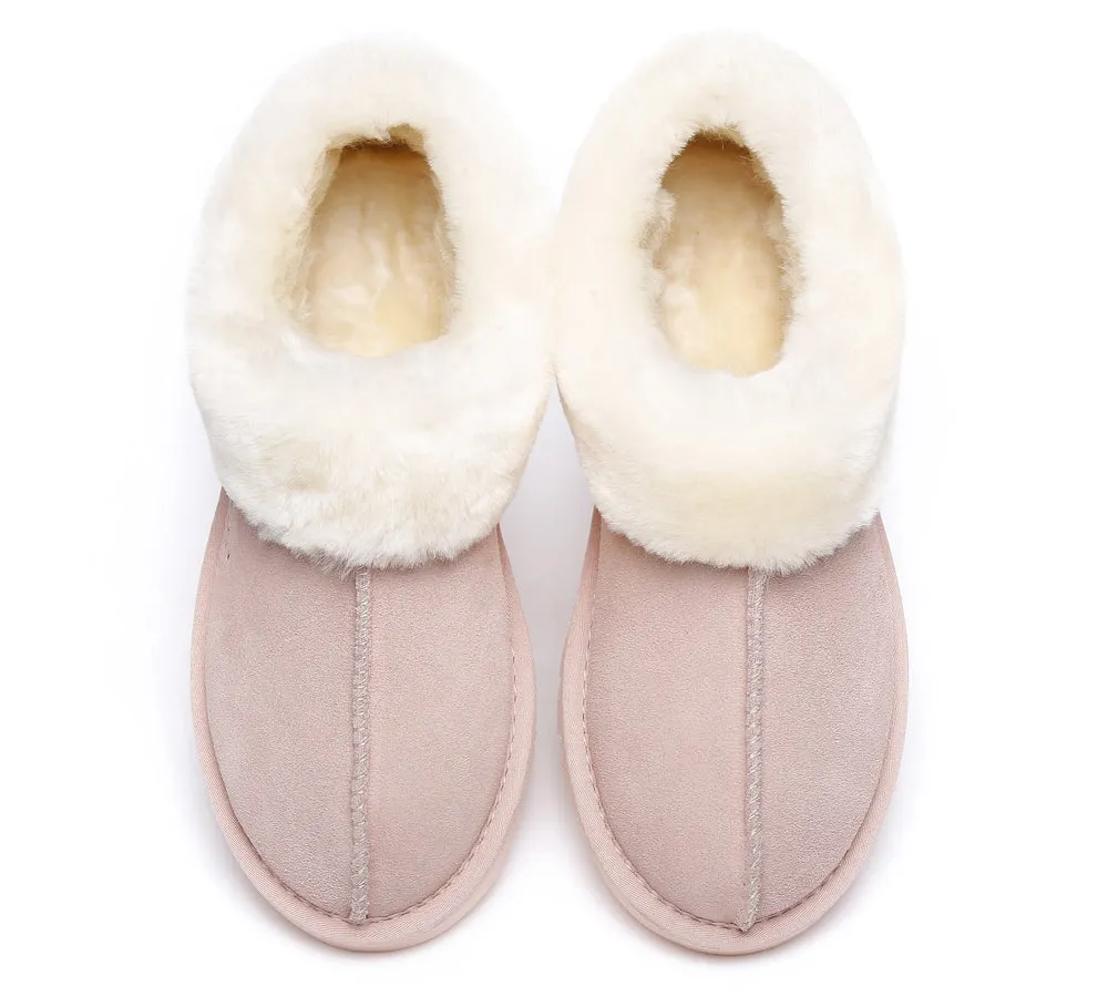 TARRAMARRA® UGG Slippers Premium Australian Sheepskin Wool Ankle Homey