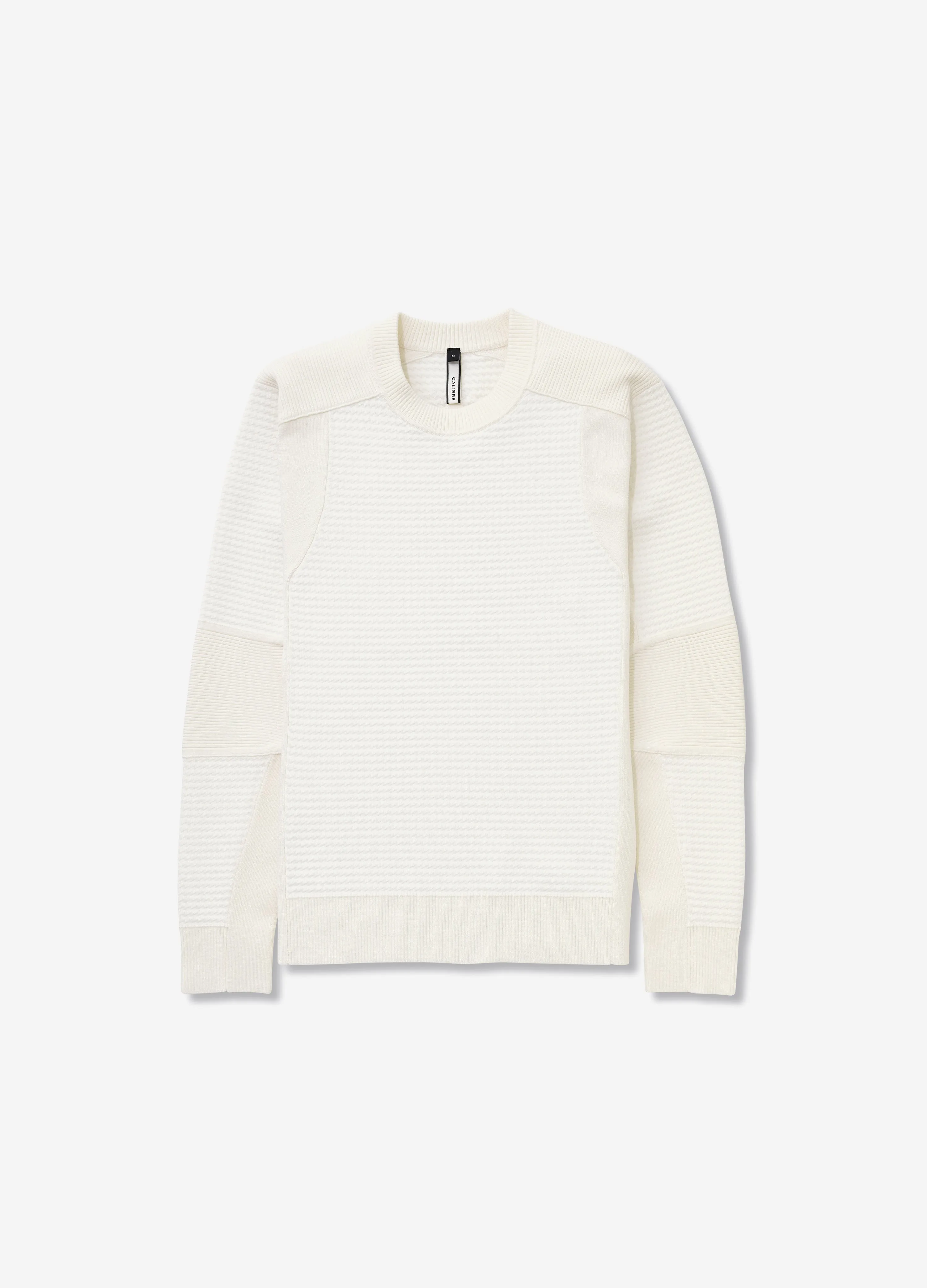 Textured Jacquard Sweater Ivory