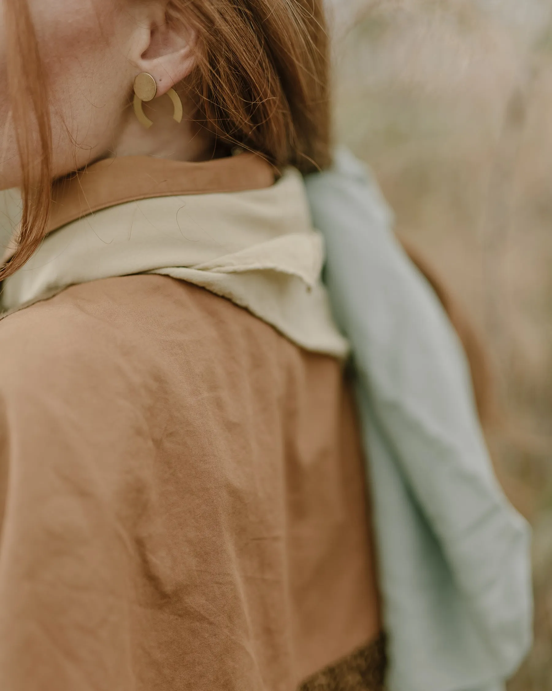 'The Classic' Washable Silk Scarf in Cream