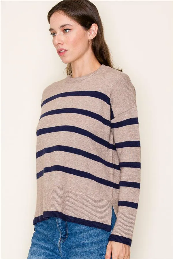 The Demi Striped Pullovers - 2 Colors!