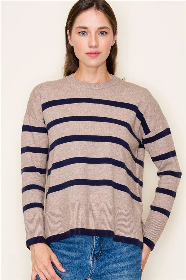 The Demi Striped Pullovers - 2 Colors!