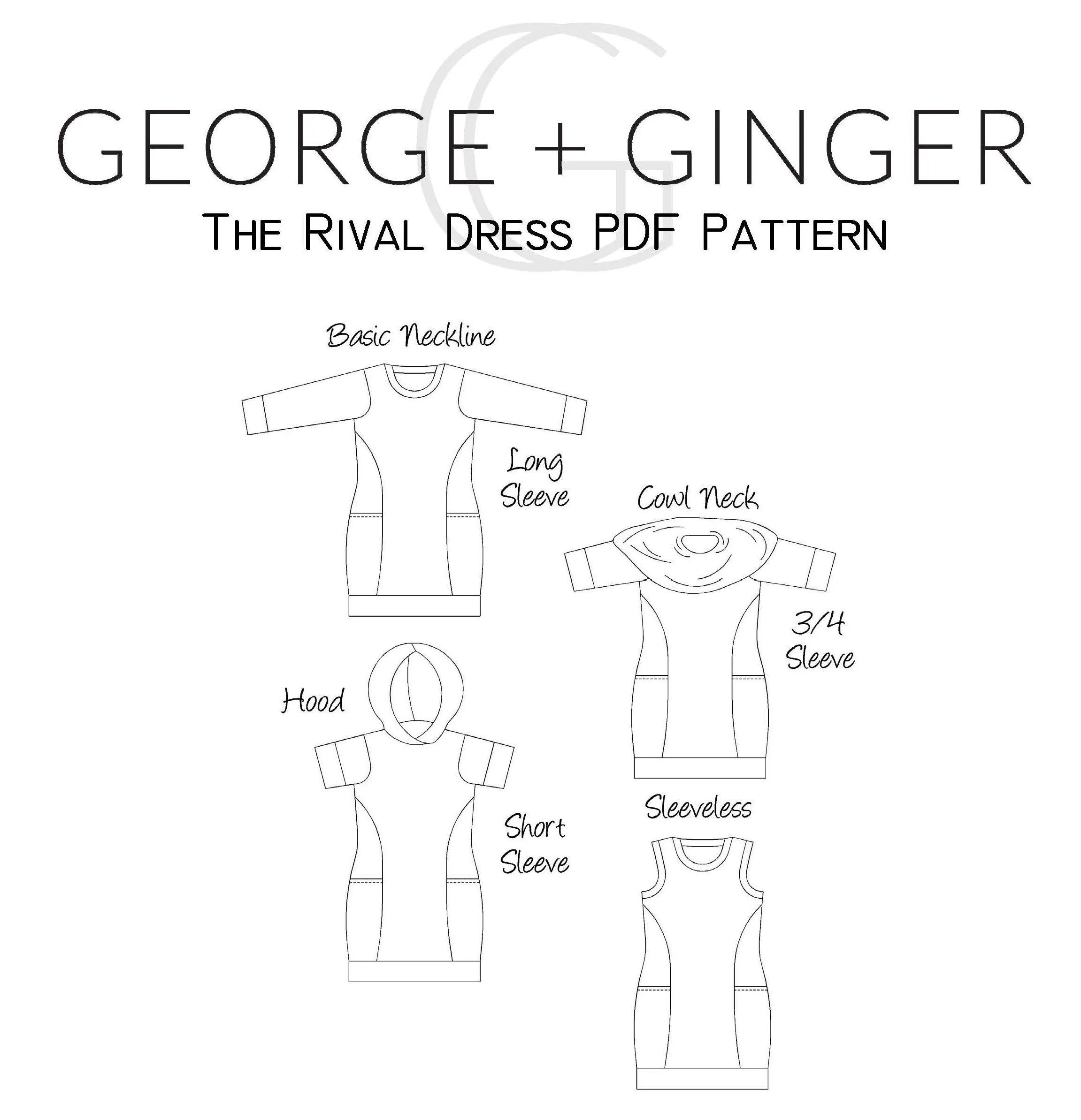 The Rival Dress PDF Sewing Pattern