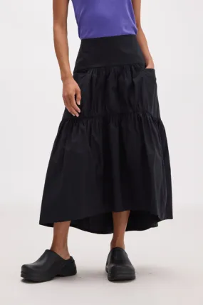 Tiered Maxi Skirt