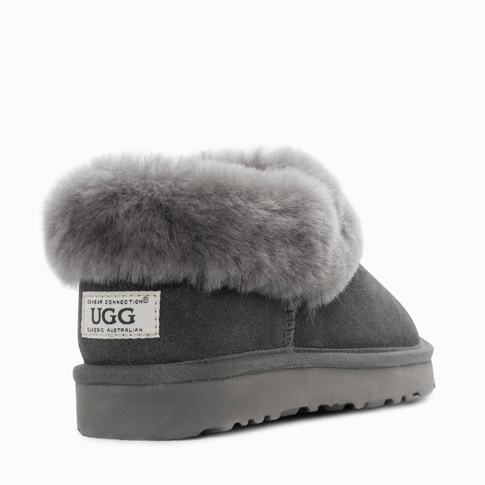 UGG Alberich Fluffy Collar Slippers