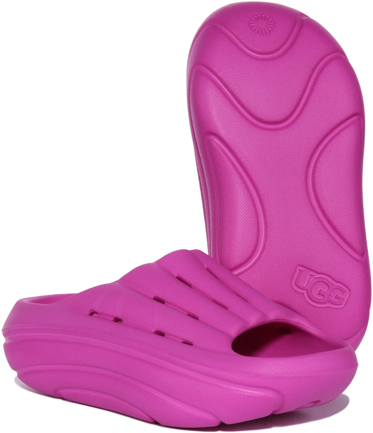 Ugg Australia W Foamo Slide In Fuchsia For Women