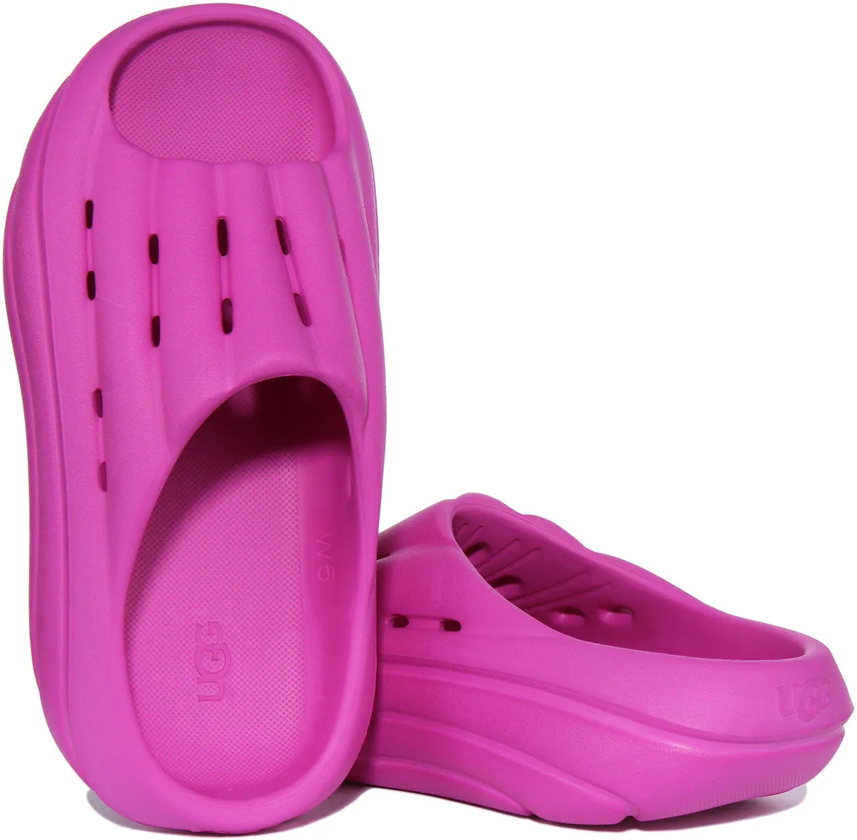 Ugg Australia W Foamo Slide In Fuchsia For Women