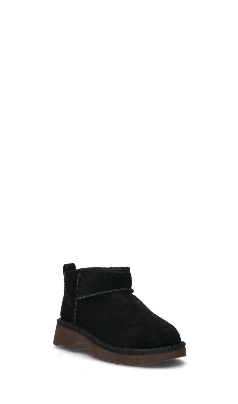 UGG - CLASSIC ULTRA MINI NEHEIGHTS Ugg ragazzo nero in suede