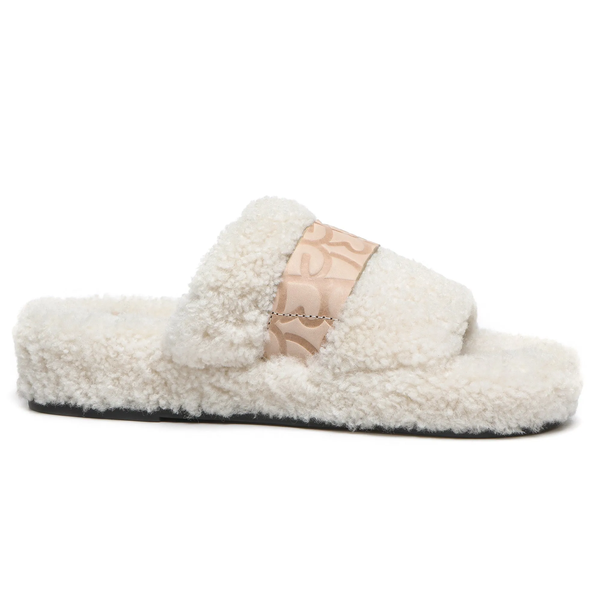 UGG Georgie Sheepskin Wool Slides