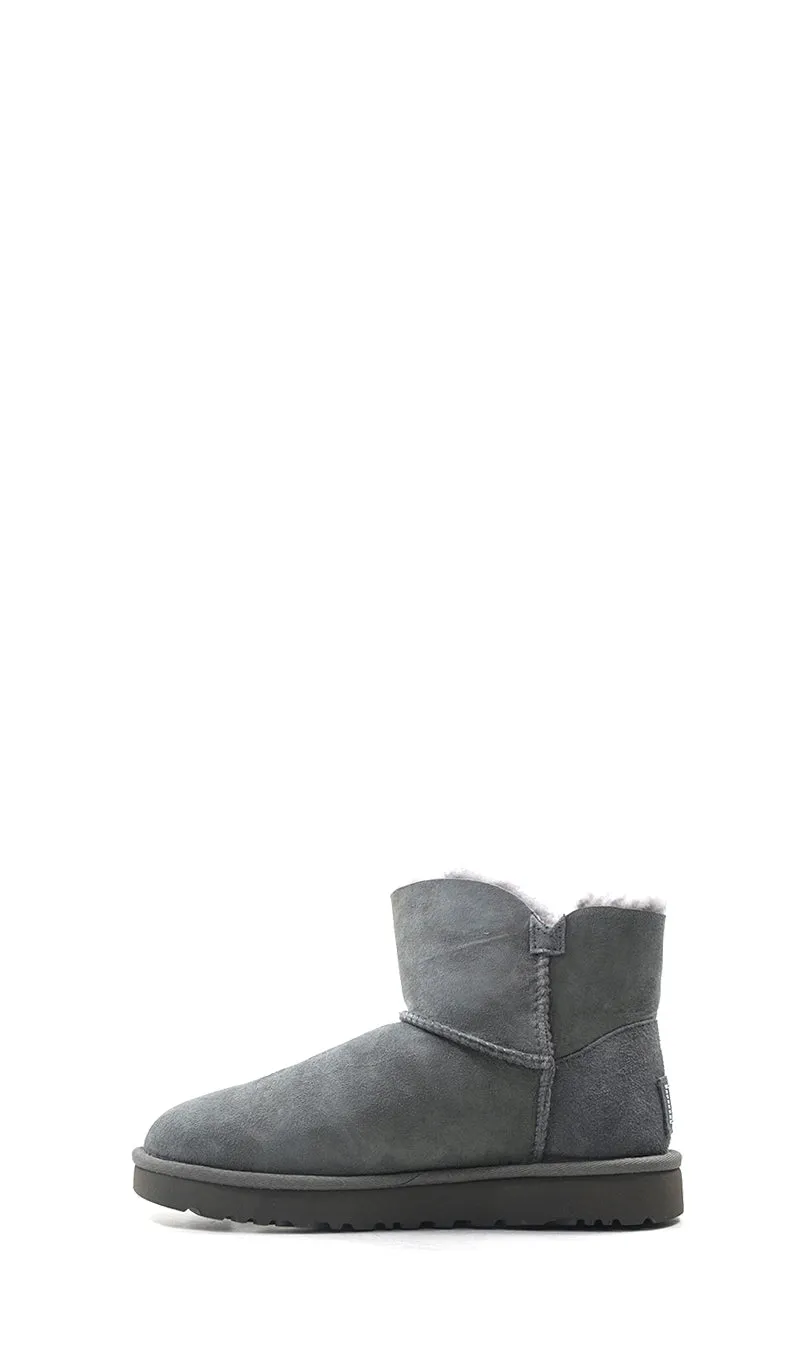 UGG MINI BAILEY BOTTON II Ugg donna grigio in suede