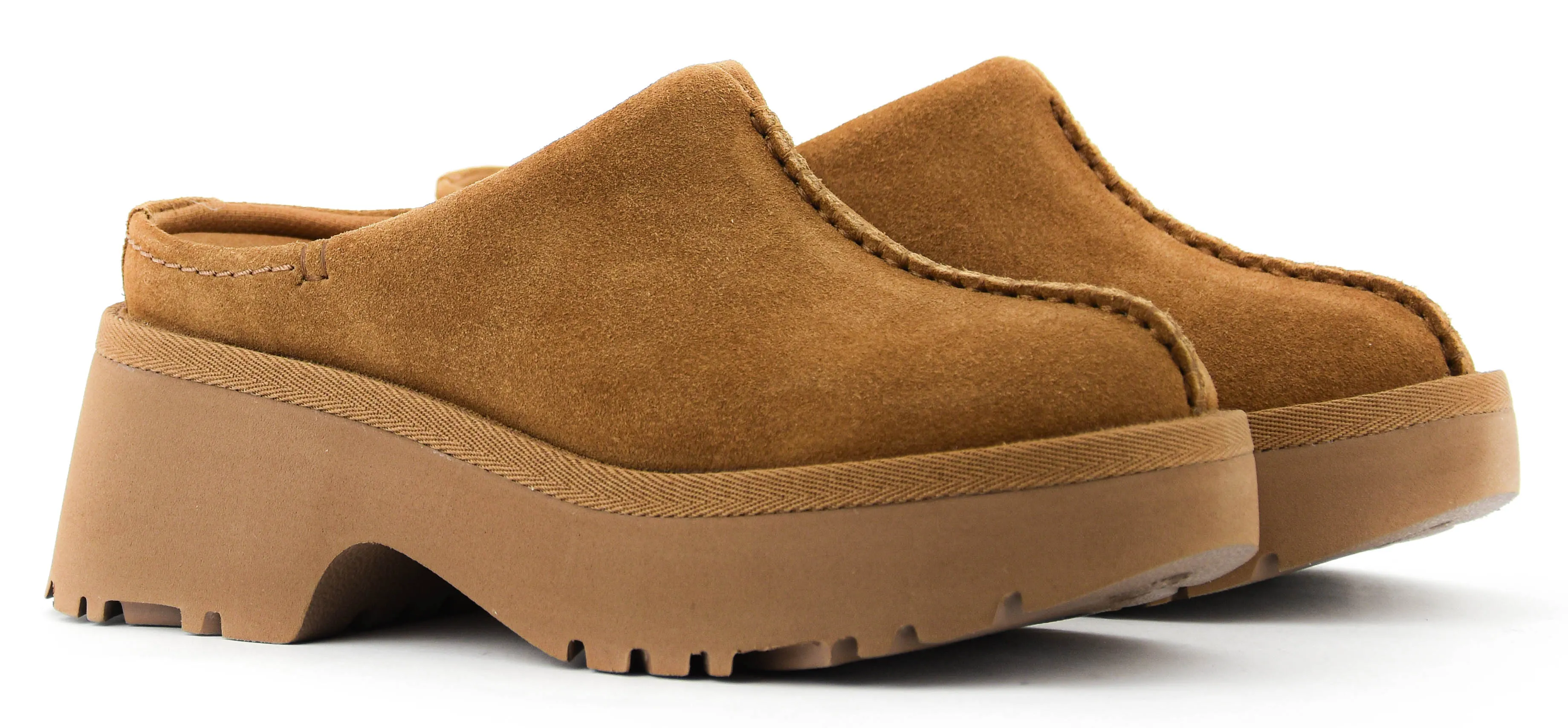 UGG NEW HEIGHTS CLOG CHESTNUT