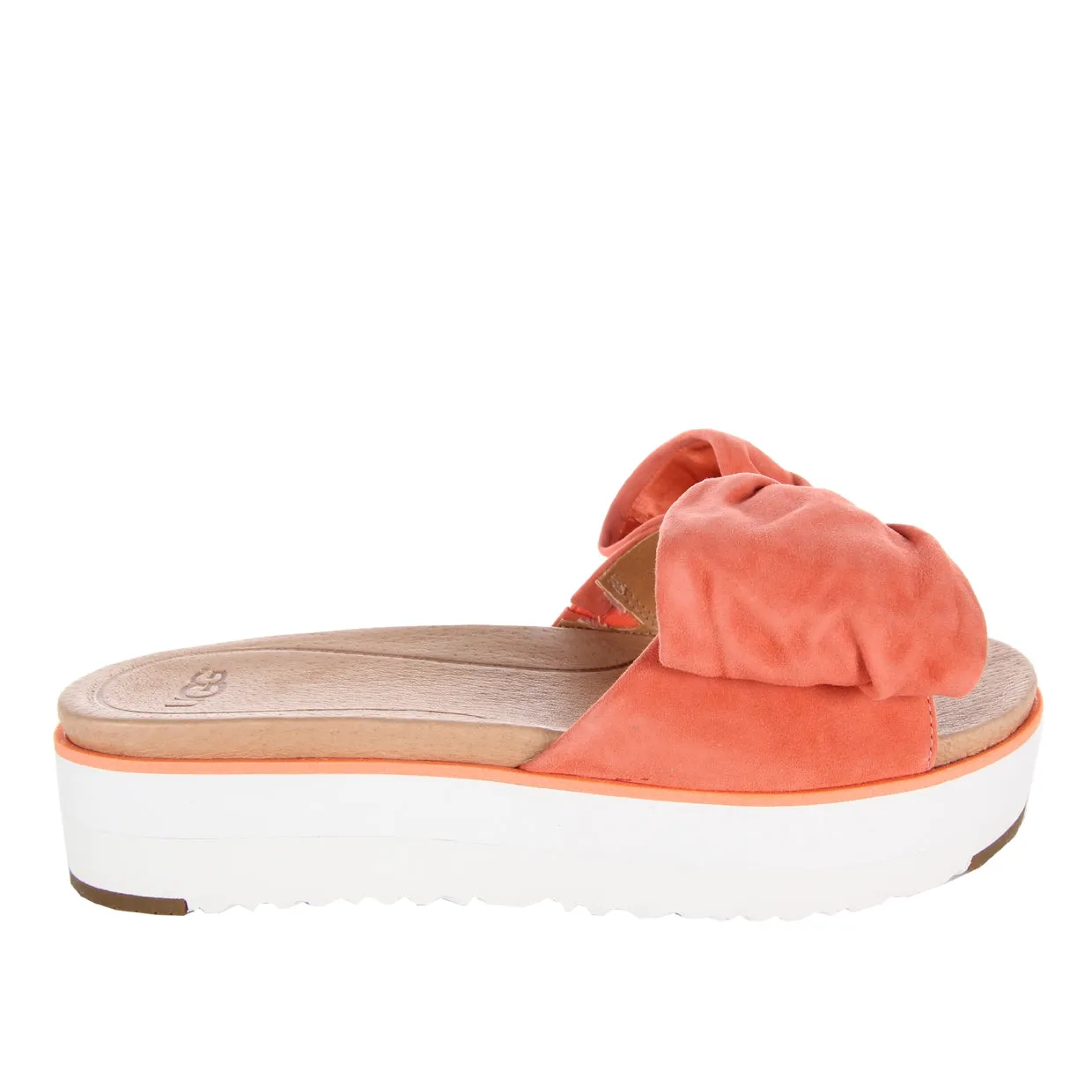 UGG Orange Bow Joan Slide Sandal