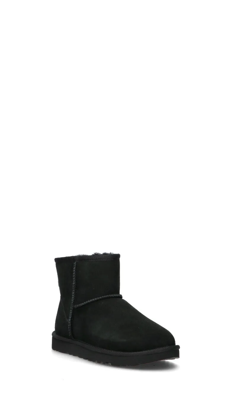 UGG Stivaletto pelo donna nero in suede