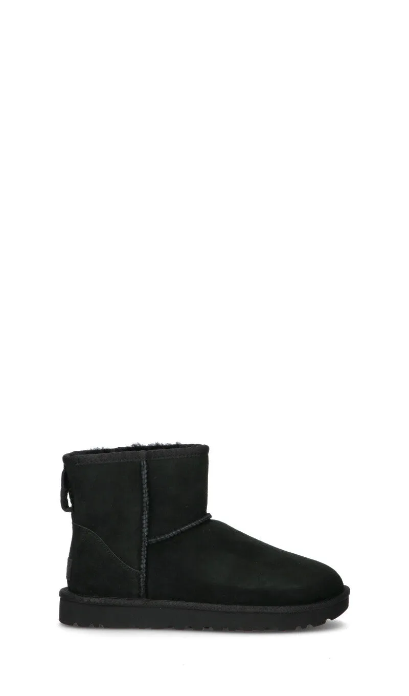 UGG Stivaletto pelo donna nero in suede