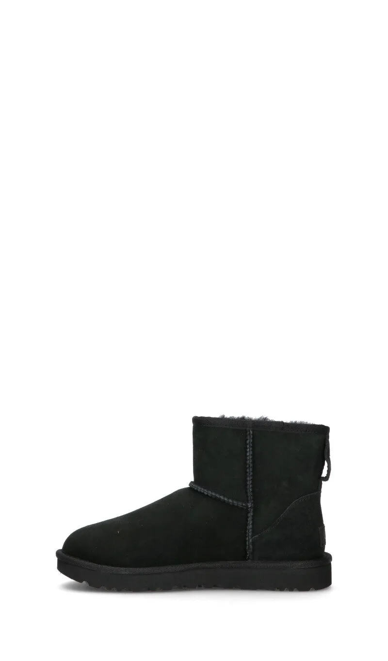 UGG Stivaletto pelo donna nero in suede