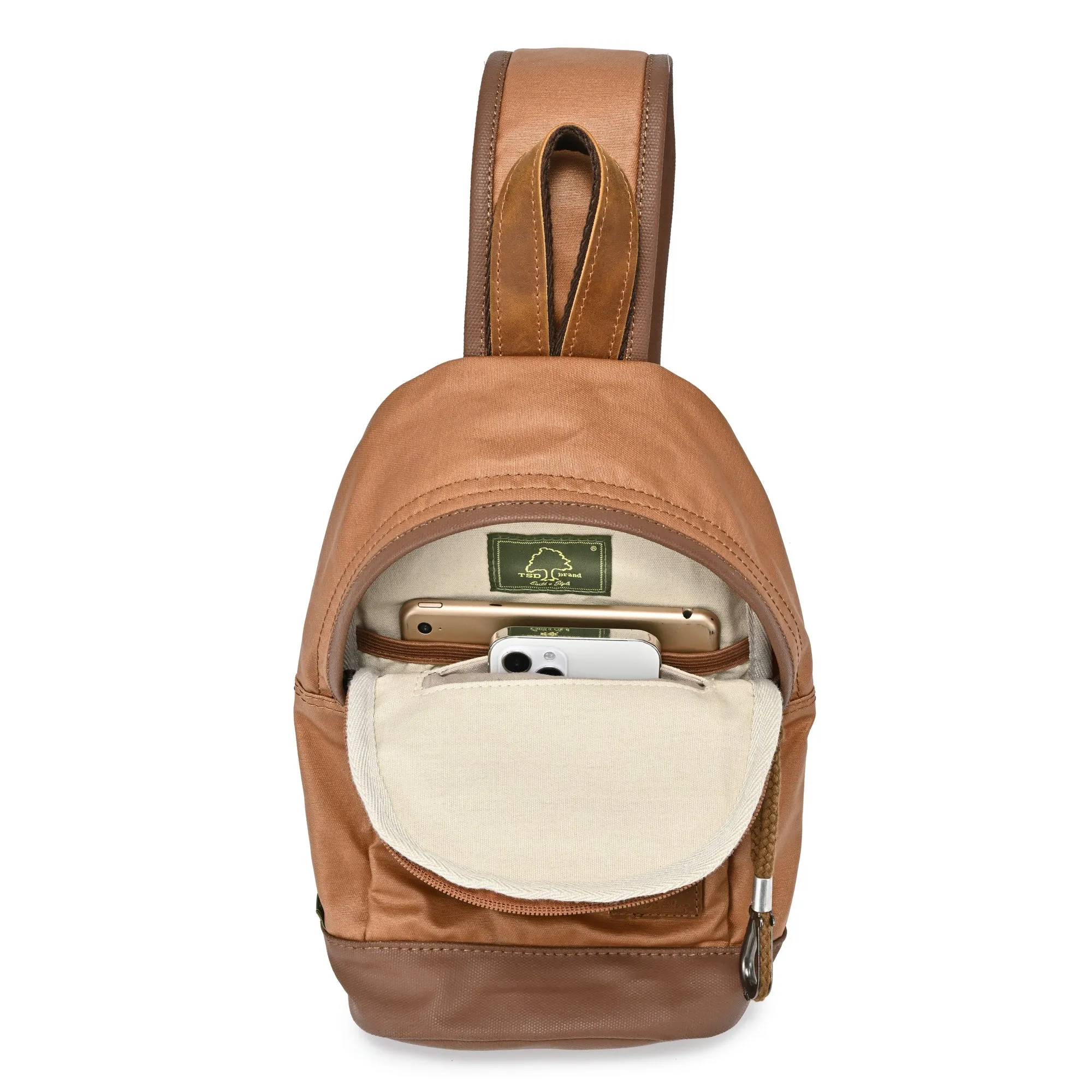 Urban Light Coated Canvas Sling Bag