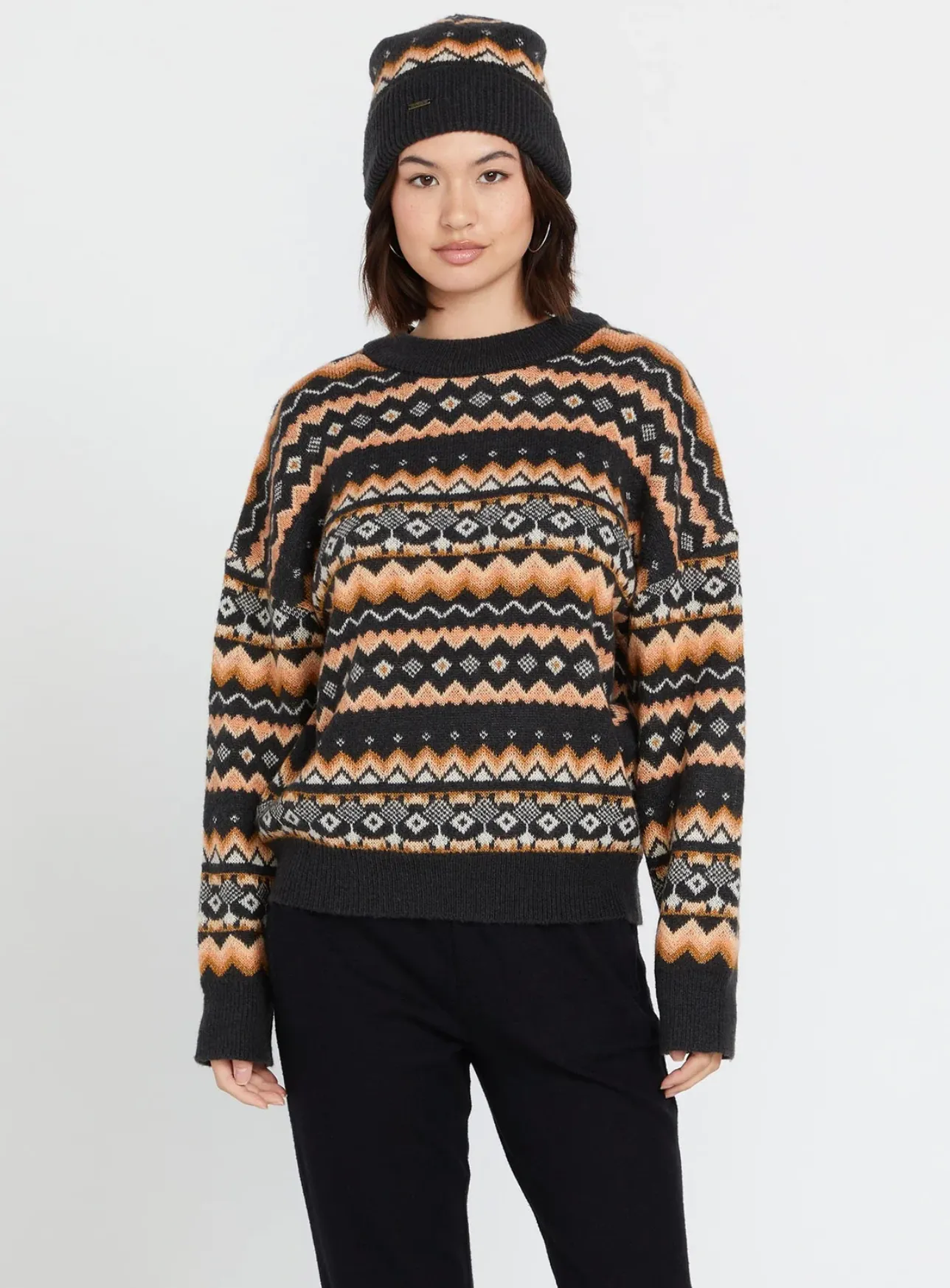 Volcom Womens Not Fairisle Sweater