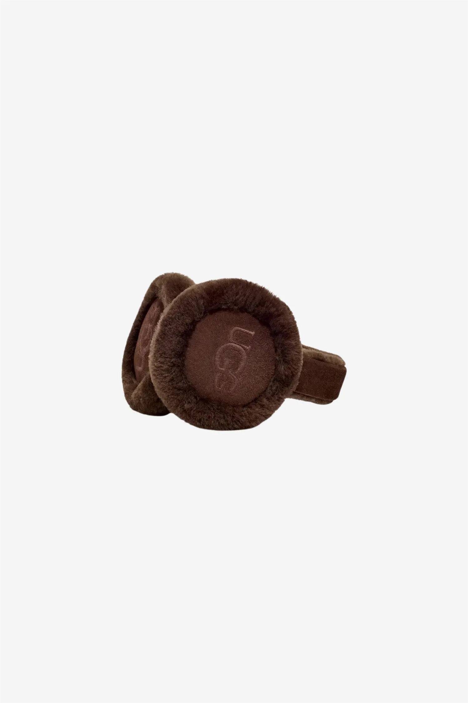 W Embroidered Earmuff Burnt Cedar