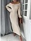 Women's Knit Sweater Maxi Dress